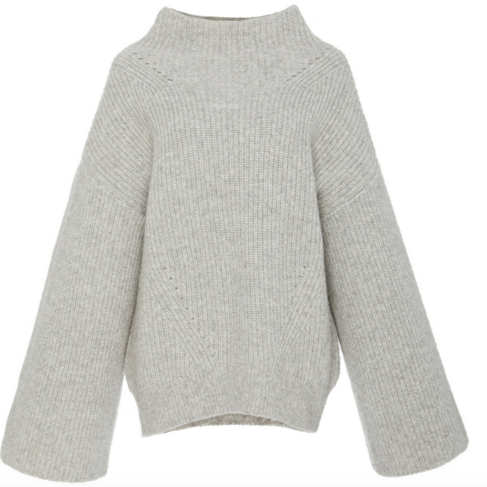 grey Nili Lotan mock neck sweater